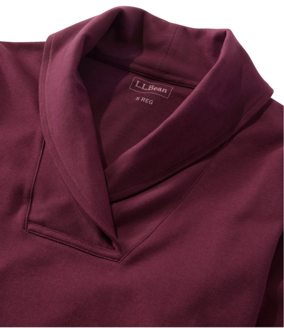 Women's L.L.Bean Pullover, Long-Sleeve Shawl Collar - L.L.Bean Signature