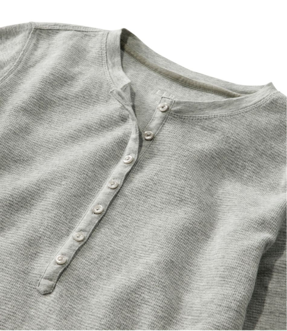 Women's Waffle-Knit Henley - L.L.Bean Classic