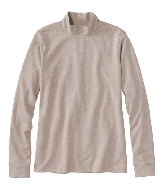 Women's L.L.Bean Interlock Mock-Turtleneck, Long-Sleeve - L.L.Bean Quality