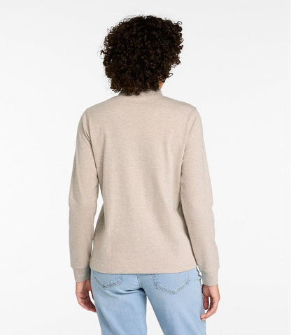 Women's L.L.Bean Interlock Mock-Turtleneck, Long-Sleeve - L.L.Bean Quality