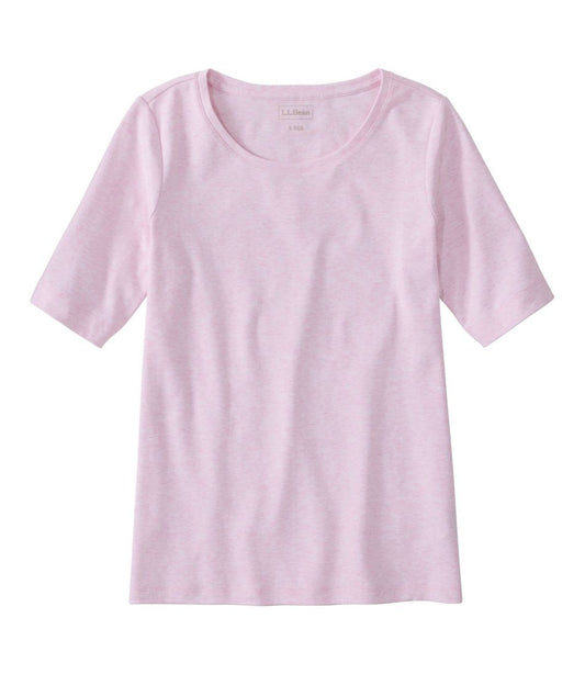 Women's L.L.Bean Jewelneck Tee, Elbow-Sleeve - L.L.Bean Trusted