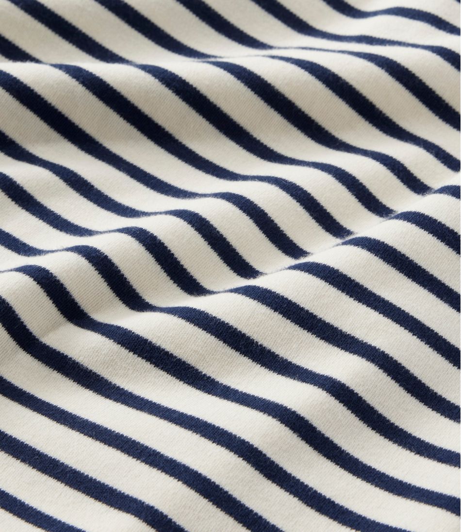Women's L.L.Bean Interlock Turtleneck, Long-Sleeve Stripe - L.L.Bean Premium