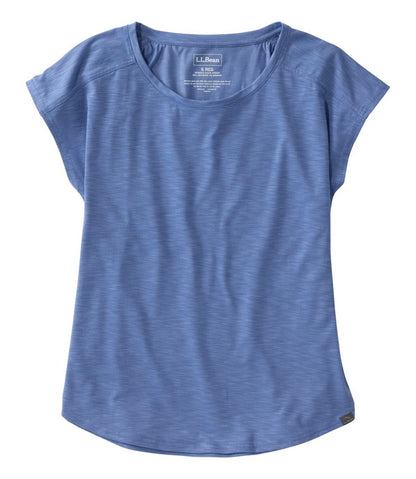 Women's Streamside Tee, Short-Sleeve Ruched Crew - L.L.Bean Best Seller