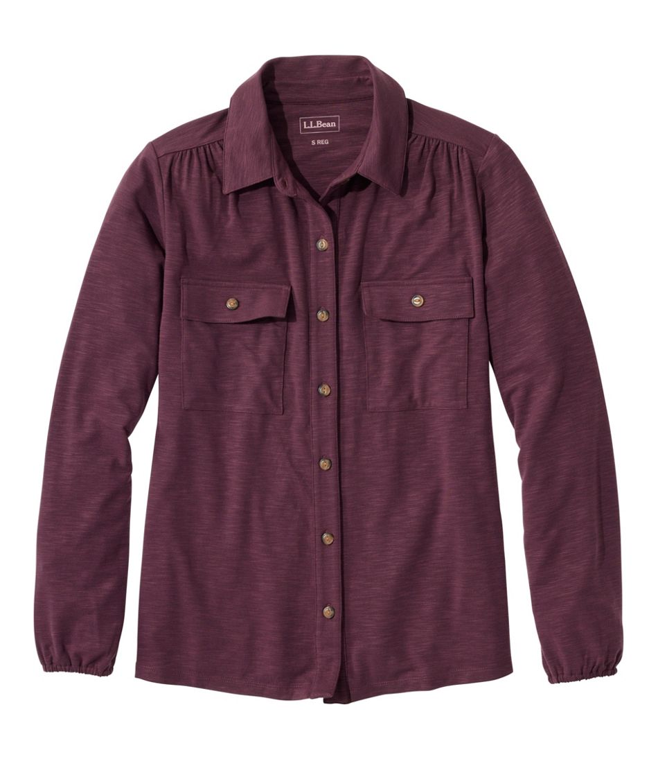 Camden Hills Tee, Button-Front Shirt - L.L.Bean Latest