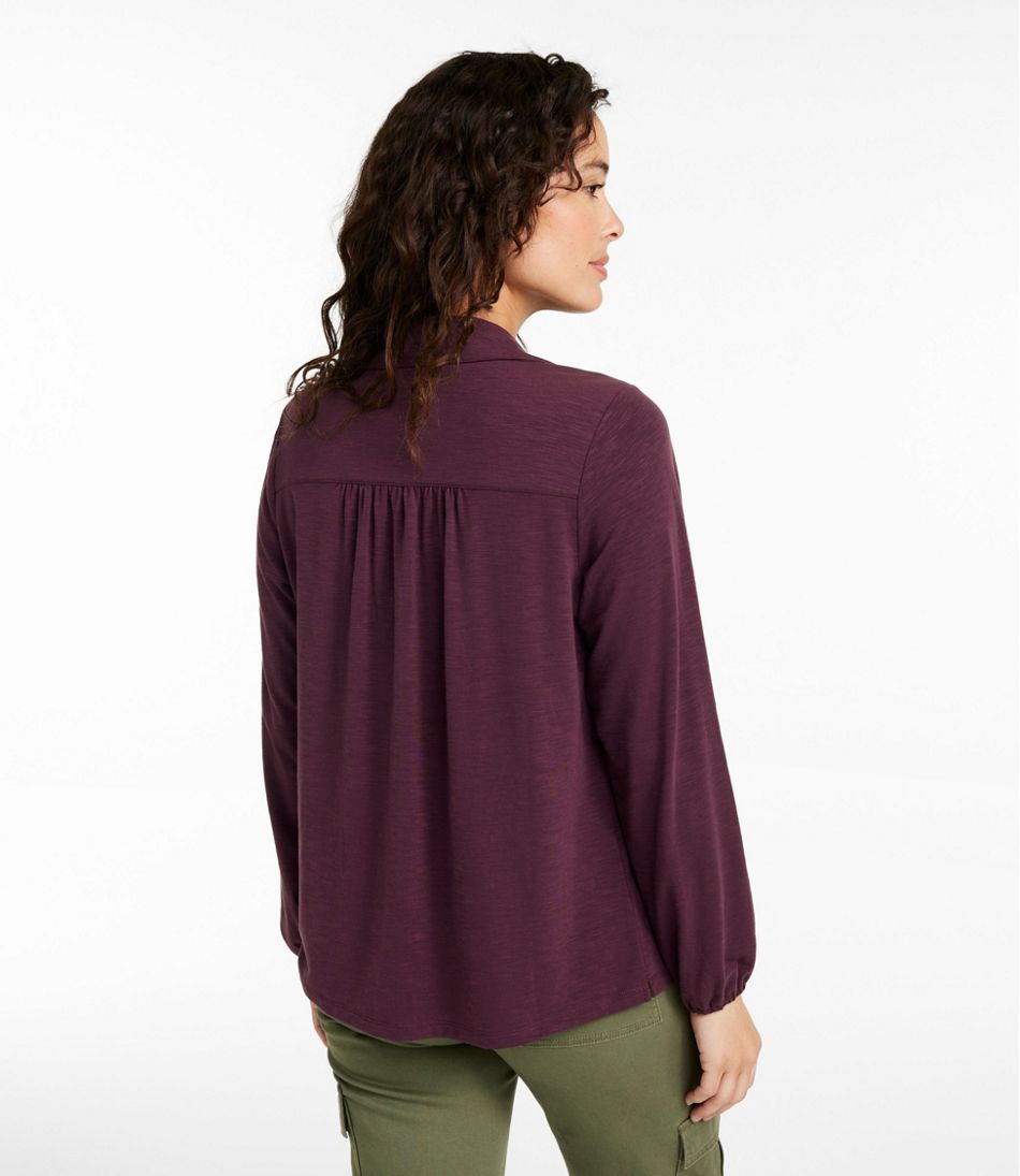 Camden Hills Tee, Button-Front Shirt - L.L.Bean Latest