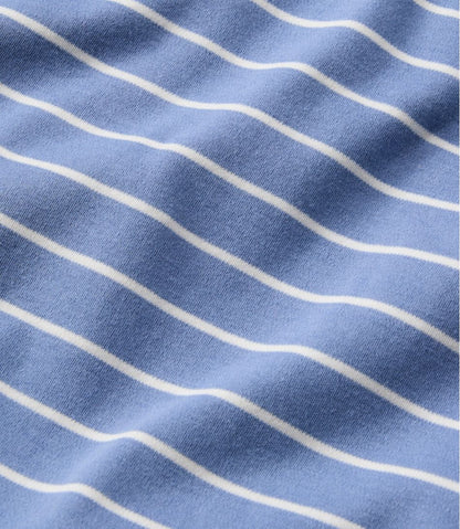 Women's L.L.Bean V-Neck Henley, Long-Sleeve Stripe - L.L.Bean Quality