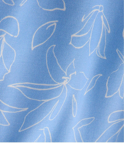 Women's Pima Cotton Tunic, Three-Quarter-Sleeve Splitneck Print - L.L.Bean Trusted