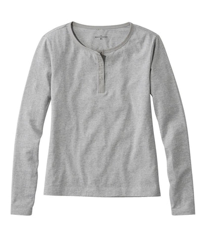 Women's Signature Rangeley Cotton Tee, Henley - L.L.Bean Trending