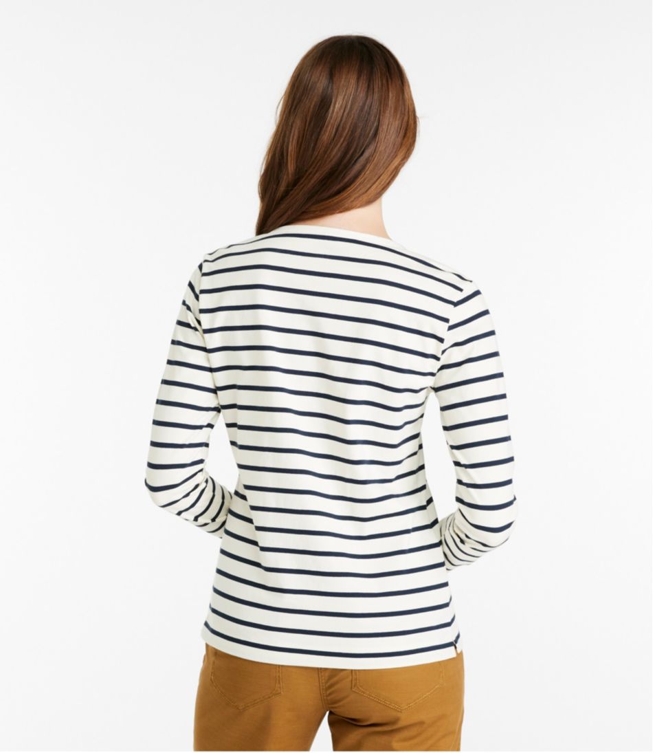 Women's Signature Rangeley Cotton Tee, Henley - L.L.Bean Trending