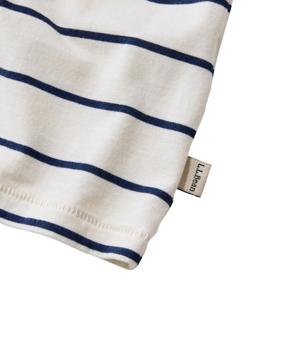 Women's Soft Stretch Supima-Blend Tee, Crewneck Short-Sleeve Striped - L.L.Bean Recommended