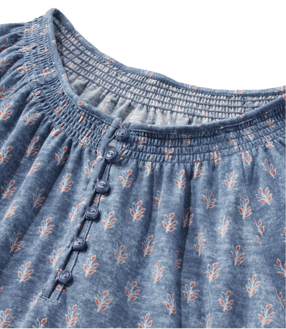 Women's Camden Hills Tee, Three-Quarter-Sleeve Print - L.L.Bean Exclusive