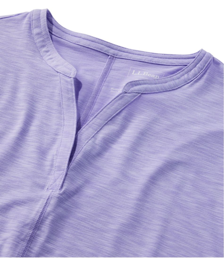 Women's Streamside Tee, Short-Sleeve Splitneck - L.L.Bean Classic