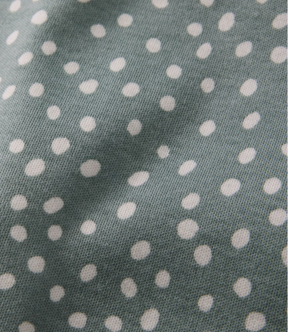 Women's L.L.Bean Jewelneck Tee, Elbow-Sleeve Print - L.L.Bean Value