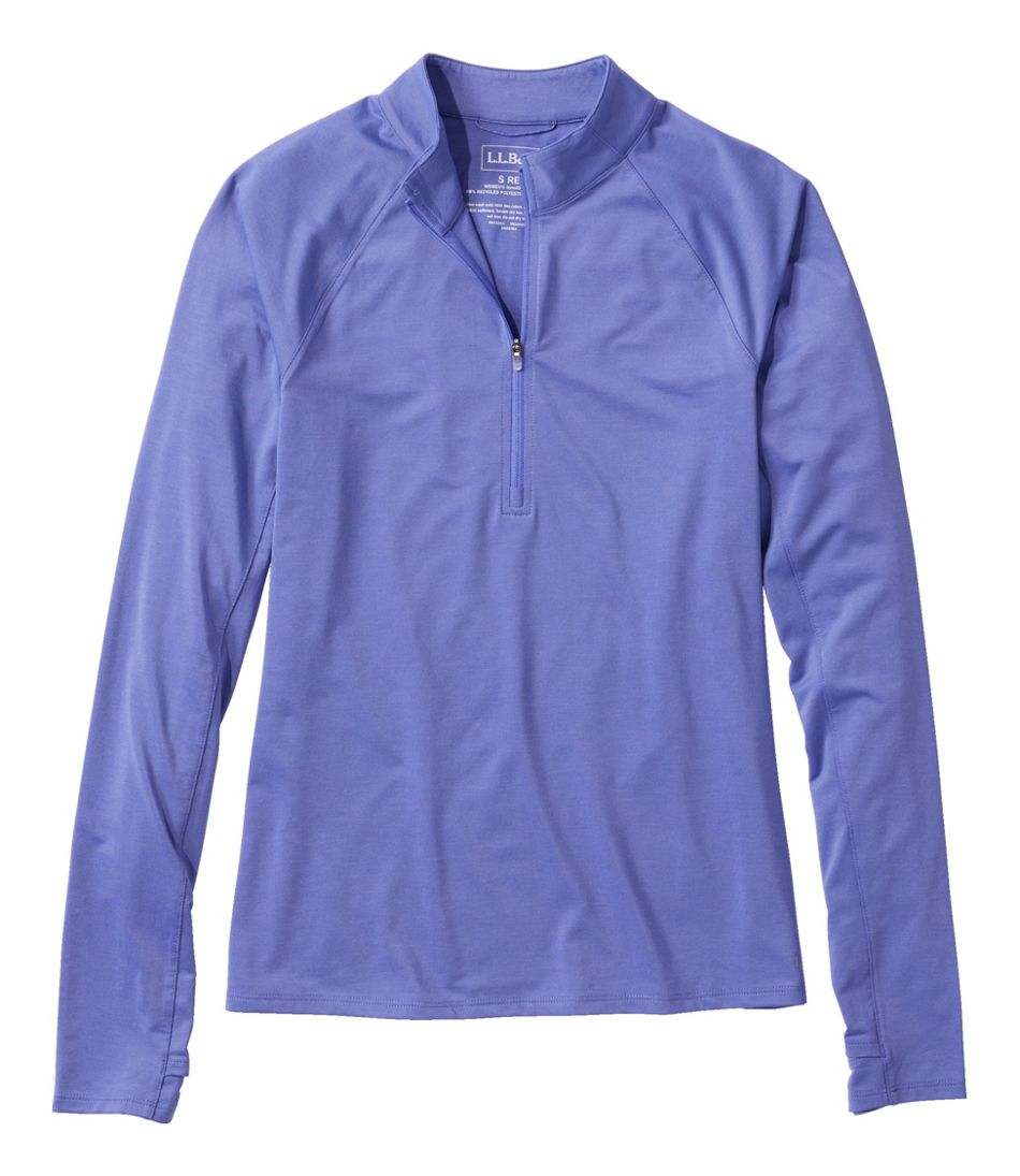Women's Access Trail Pullover, Long-Sleeve Quarter-Zip - L.L.Bean Great Value
