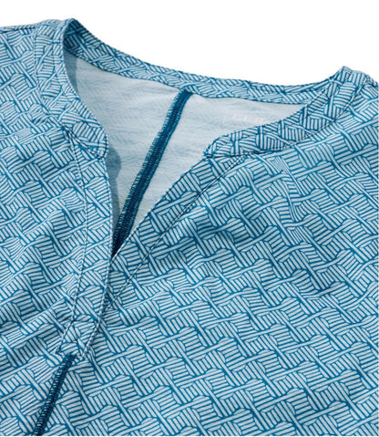 Women's Streamside Tee, Short-Sleeve Splitneck Print - L.L.Bean Quality