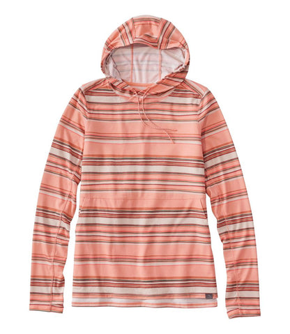 Women's Everyday SunSmart® Hooded Pullover, Long-Sleeve Stripe - L.L.Bean Trusted