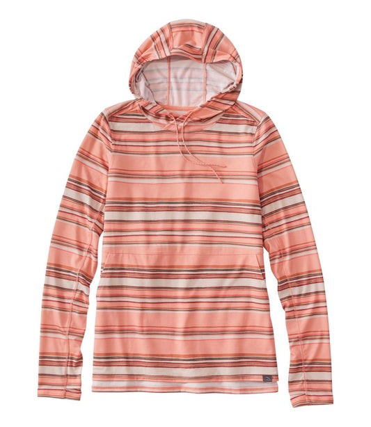 Women's Everyday SunSmart® Hooded Pullover, Long-Sleeve Stripe - L.L.Bean Trusted