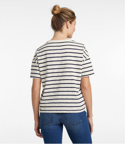 Women's Signature Slub Tee, Short-Sleeve Henley Novelty - L.L.Bean Top Pick