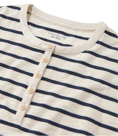 Women's Signature Slub Tee, Short-Sleeve Henley Novelty - L.L.Bean Top Pick