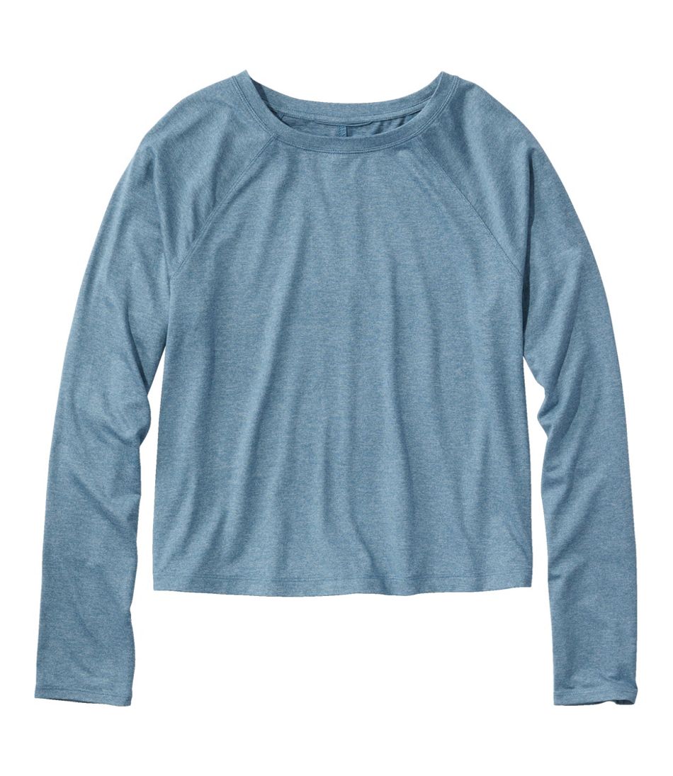 Women's Movement Essential Tee, Long-Sleeve Cropped - L.L.Bean Signature