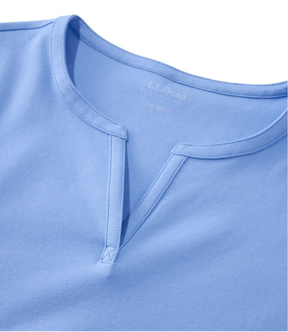 Women's L.L.Bean Tee, Short-Sleeve Notch-Neck - L.L.Bean Classic