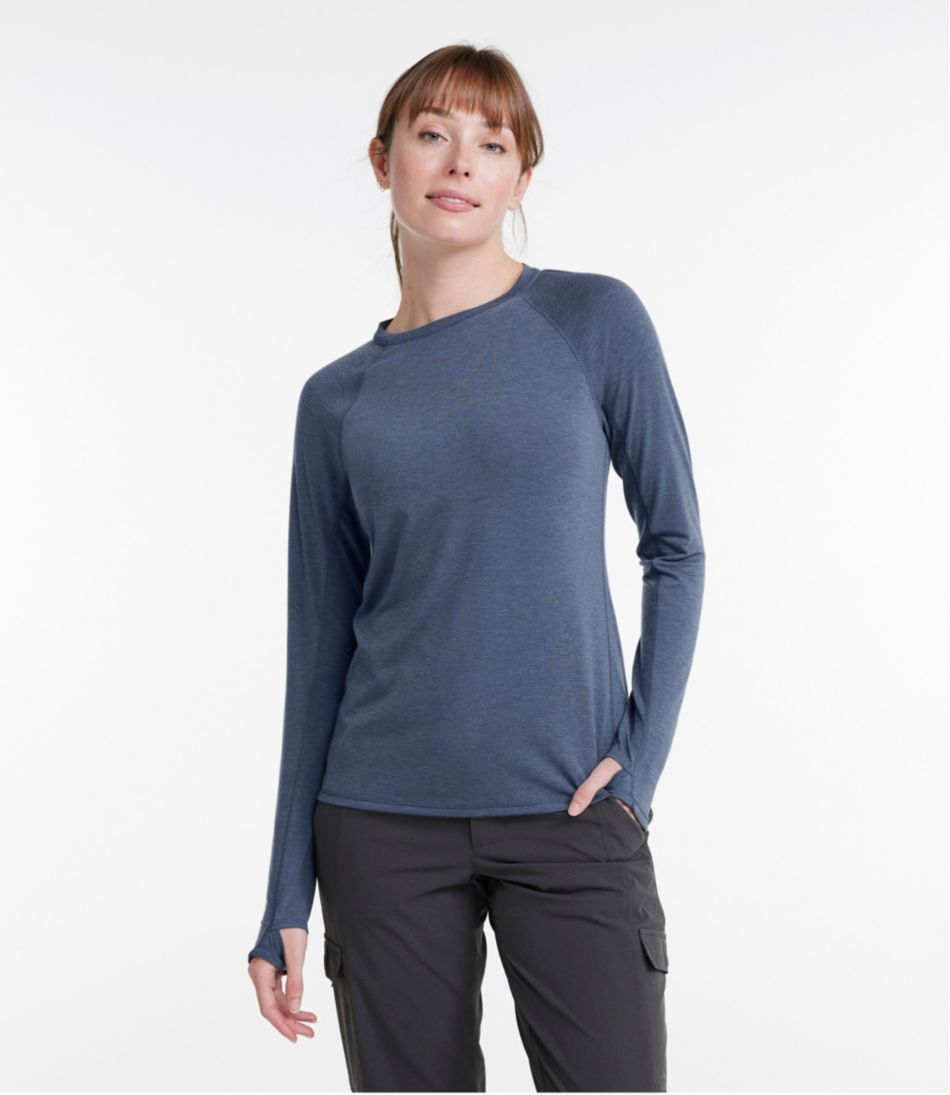 Women's Everyday SunSmart® Tee, Crewneck Long-Sleeve - L.L.Bean Trusted