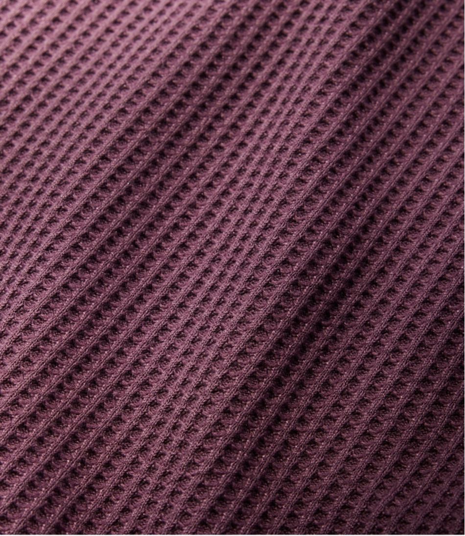 Women's Birchwood Brushed Waffle Top, Crewneck - L.L.Bean Premium