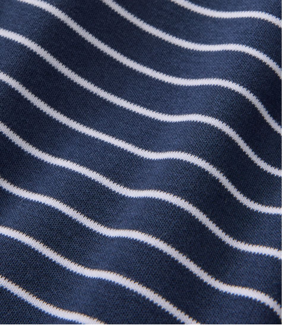 Women's Pima Cotton Tee, Short-Sleeve Crewneck Stripe - L.L.Bean New