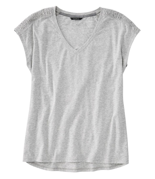Women's Beyond Soft V-Neck Tee, Short Sleeve - L.L.Bean Value