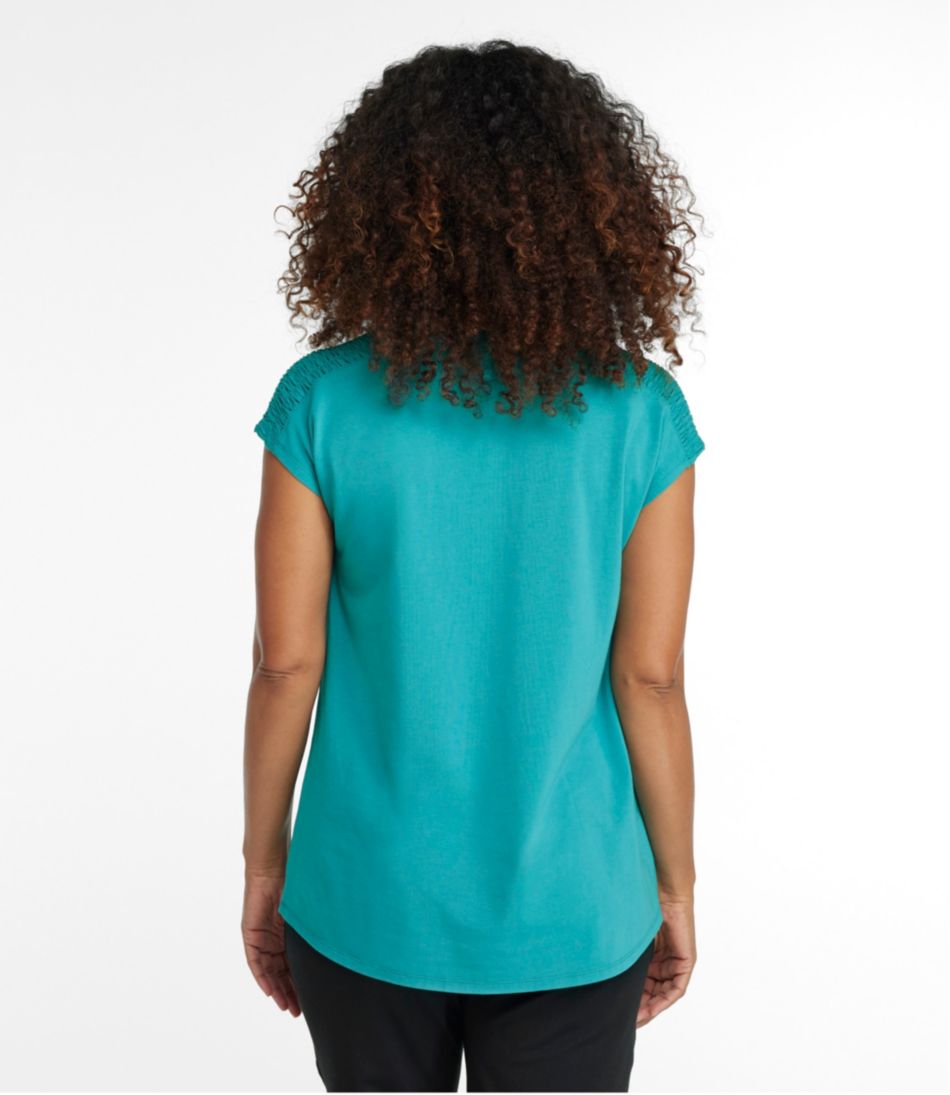 Women's Beyond Soft V-Neck Tee, Short Sleeve - L.L.Bean Value