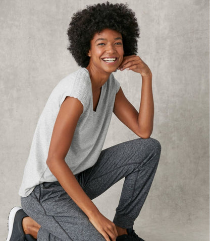Women's Beyond Soft V-Neck Tee, Short Sleeve - L.L.Bean Value