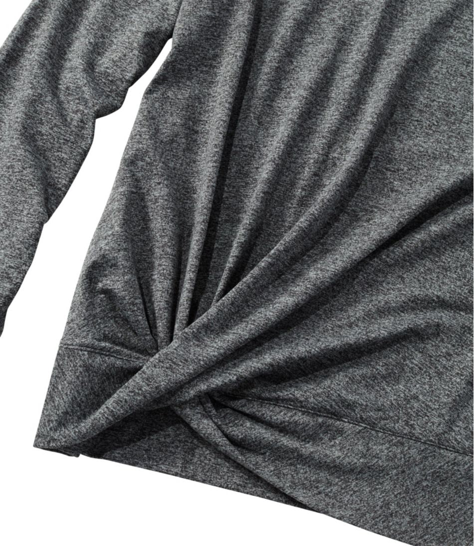 Women's VentureSoft Twist-Front Top, Long-Sleeve - L.L.Bean Great Value