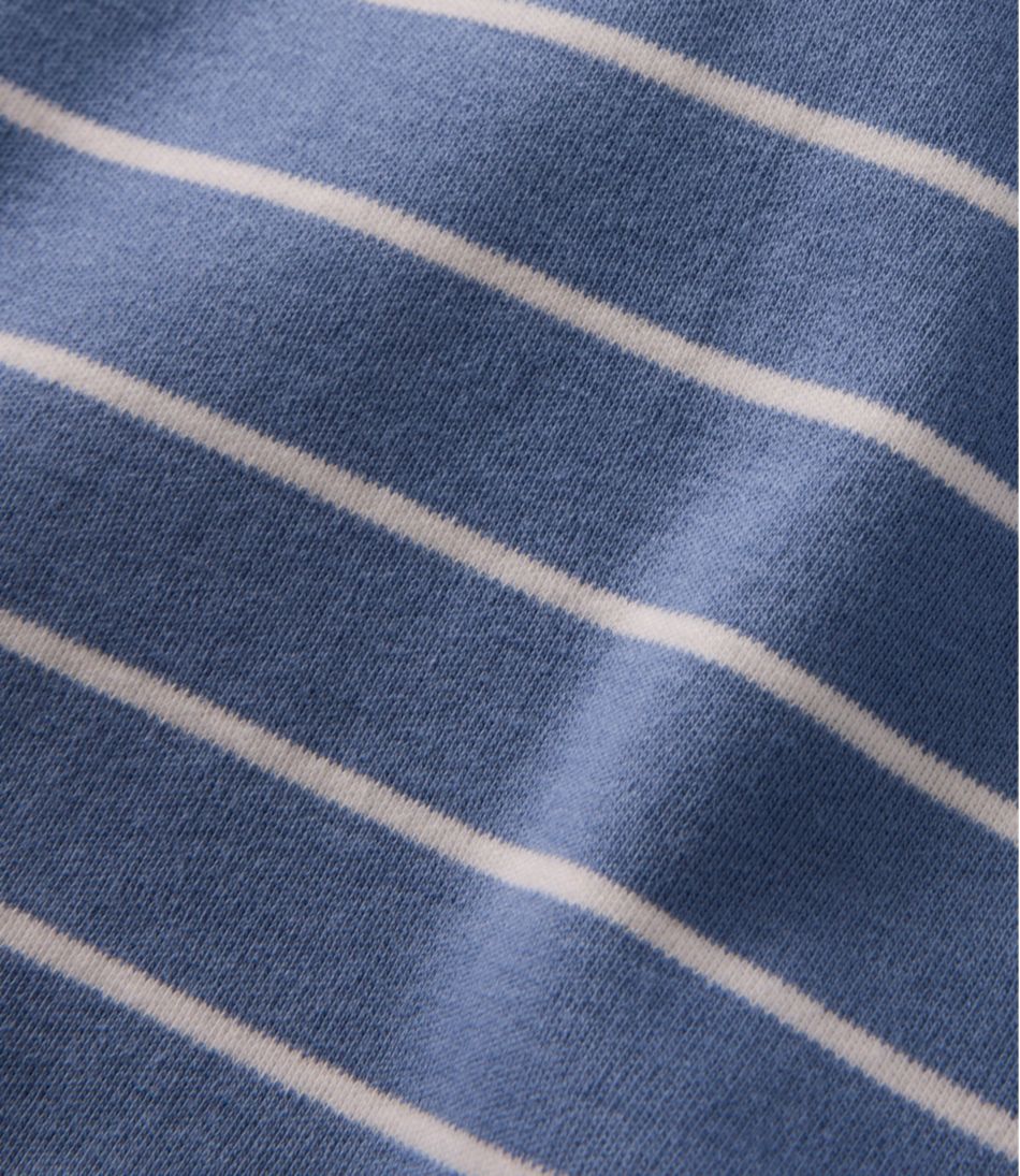 Women's L.L.Bean Tee, Short-Sleeve Notch-Neck Stripe - L.L.Bean Trending