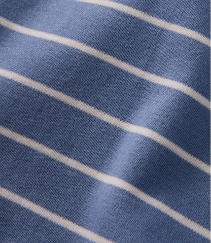 Women's L.L.Bean Tee, Short-Sleeve Notch-Neck Stripe - L.L.Bean Trending