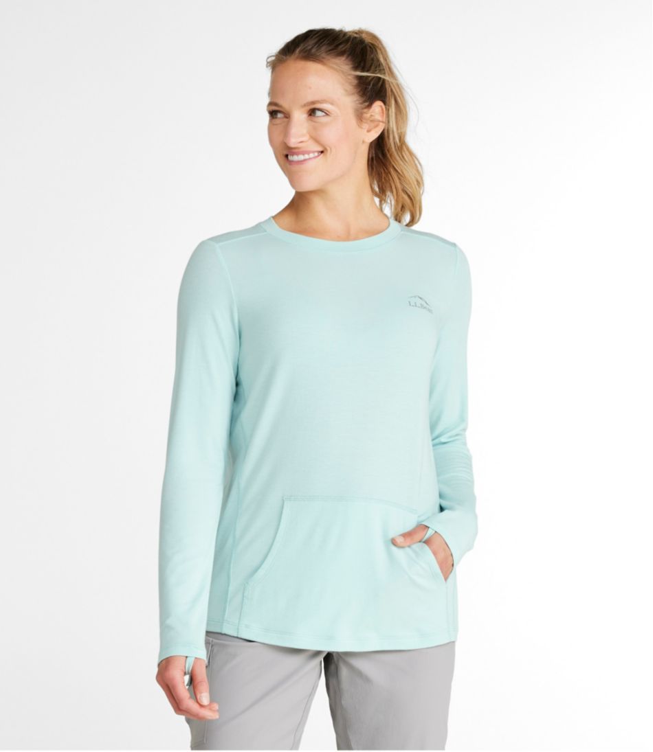 Women's Tropicwear Comfort Crew, Long-Sleeve - L.L.Bean Best Seller
