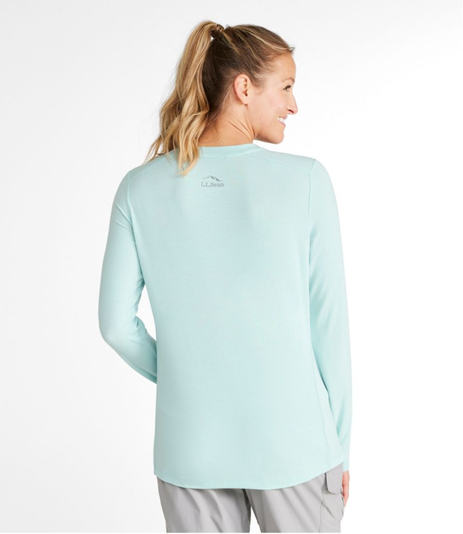 Women's Tropicwear Comfort Crew, Long-Sleeve - L.L.Bean Best Seller