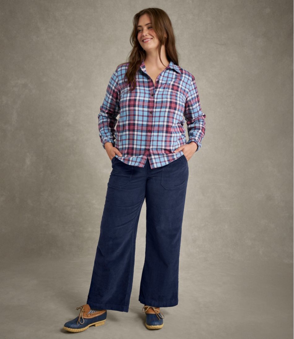 Women's Scotch Plaid Flannel Shirt, Relaxed - L.L.Bean Great Value