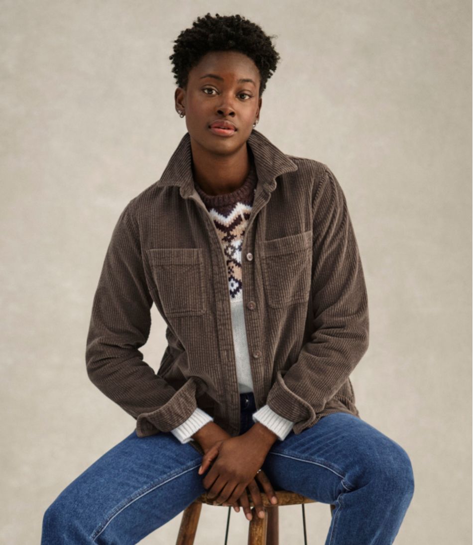 Women's Comfort Corduroy Relaxed Shirt - L.L.Bean Quality