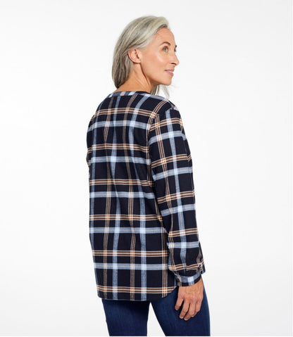 Women's Whisperweight Flannel Popover Shirt - L.L.Bean Customer Favorite