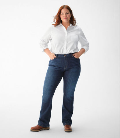 Women's Wrinkle-Free Pinpoint Oxford Shirt, Long-Sleeve Relaxed Fit - L.L.Bean Featured