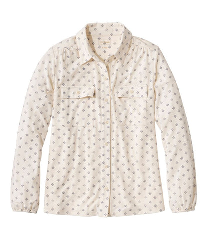 Women's Camden Hills Button Front Shirt, Print - L.L.Bean Trending