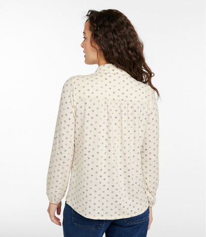 Women's Camden Hills Button Front Shirt, Print - L.L.Bean Trending