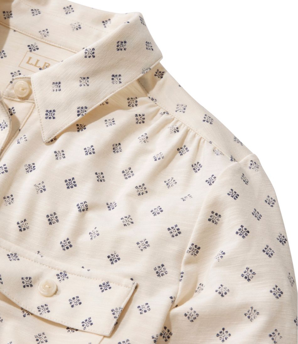 Women's Camden Hills Button Front Shirt, Print - L.L.Bean Trending