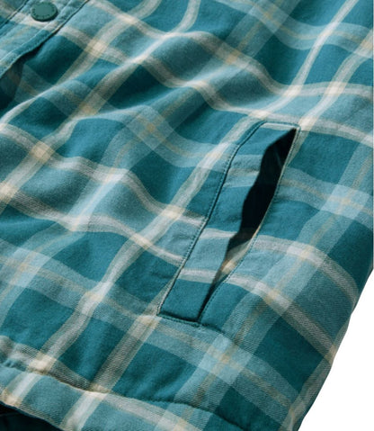 Women's Fleece-Lined Flannel Shirt, Snap-Front Plaid - L.L.Bean Great Value