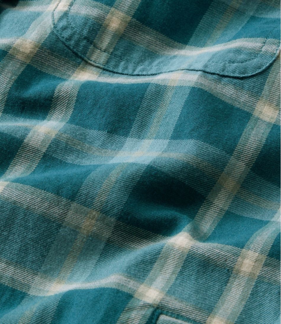 Women's Fleece-Lined Flannel Shirt, Snap-Front Plaid - L.L.Bean Great Value
