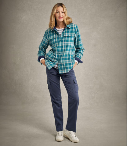 Women's Fleece-Lined Flannel Shirt, Snap-Front Plaid - L.L.Bean Great Value
