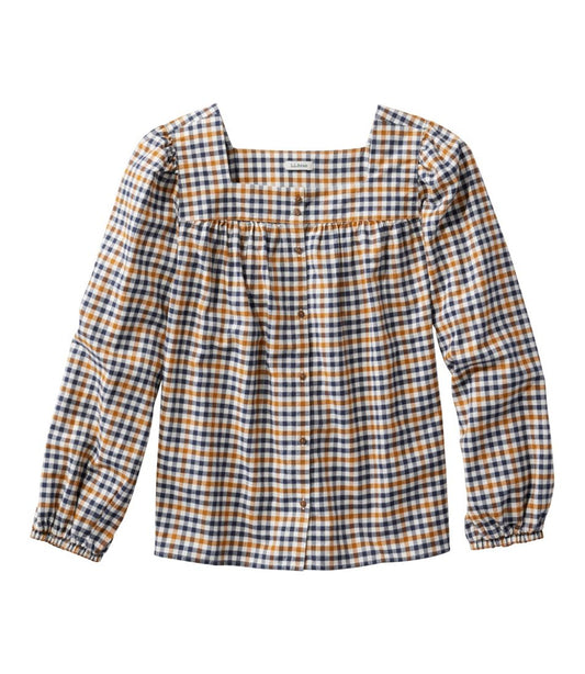 Women's Whisperweight Flannel Shirt, Squareneck - L.L.Bean Trusted