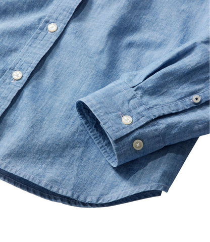 Women's Essential Cotton Shirt, Chambray Long Sleeve - L.L.Bean Top Pick