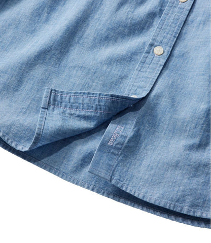 Women's Essential Cotton Shirt, Chambray Long Sleeve - L.L.Bean Top Pick
