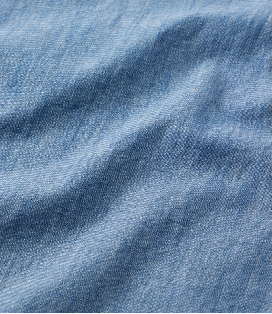 Women's Essential Cotton Shirt, Chambray Long Sleeve - L.L.Bean Top Pick